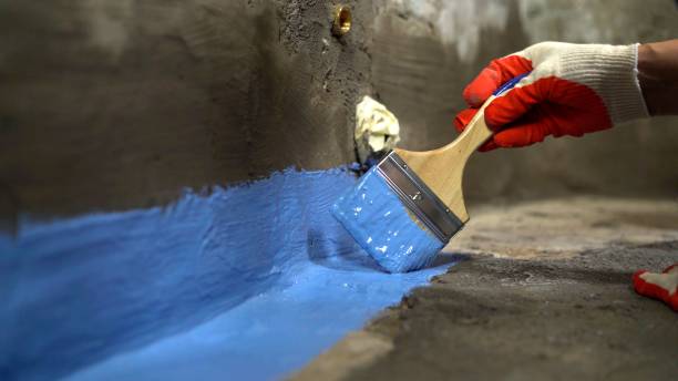 Commercial Vapor Barrier Installation project at a Leesburg, OH business property by SJ Waterproofing Pros